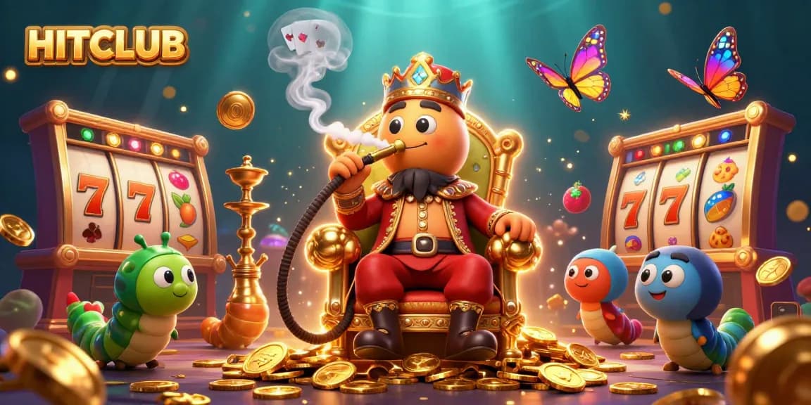 Experience thrilling wins at HITCLUB with vibrant slot reels and captivating characters.
