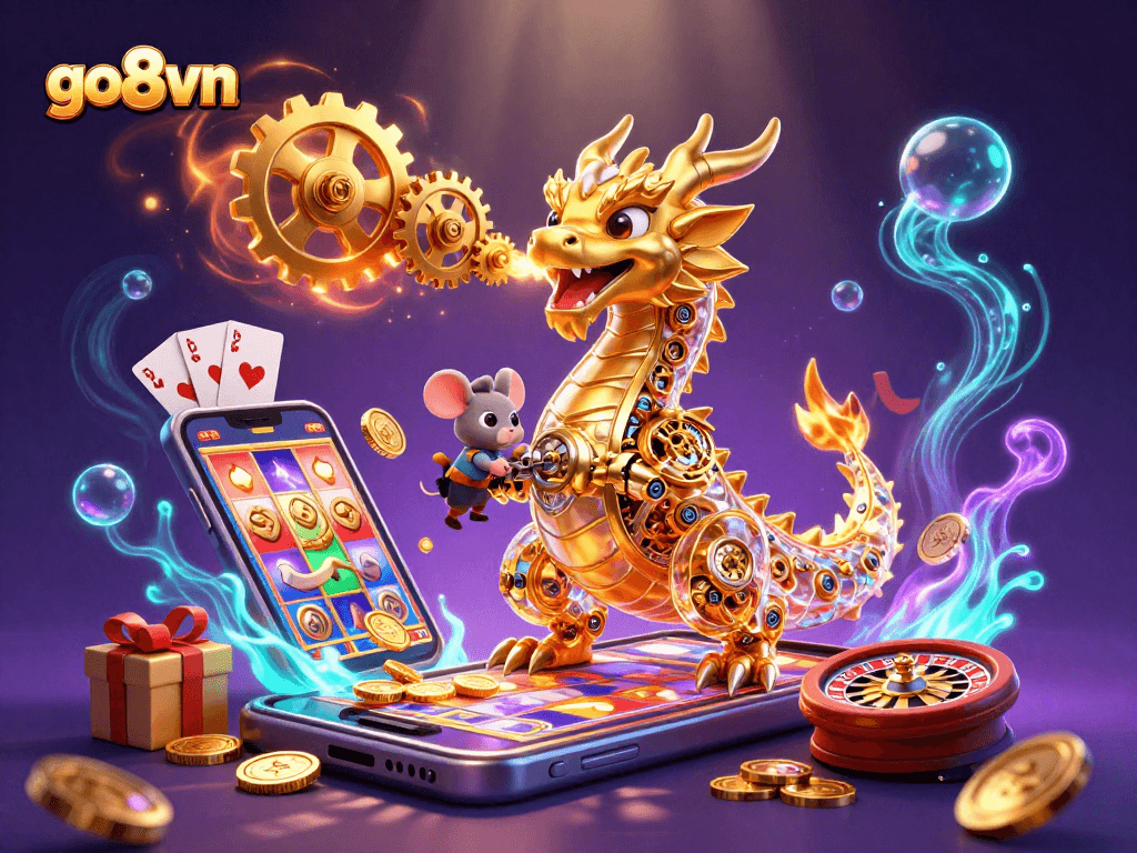 Experience thrilling wins at go8vn with a dazzling dragon and dynamic casino elements
