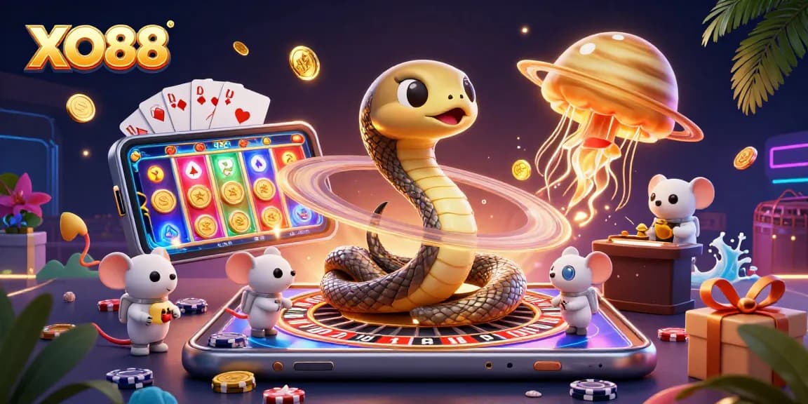 Experience thrilling betting at XO88 with dynamic casino elements and vibrant visual detail.
