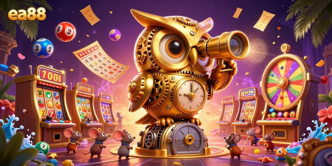 Experience wining jackpots at ea88 with vibrant slot machines and a magical casino atmosphere.