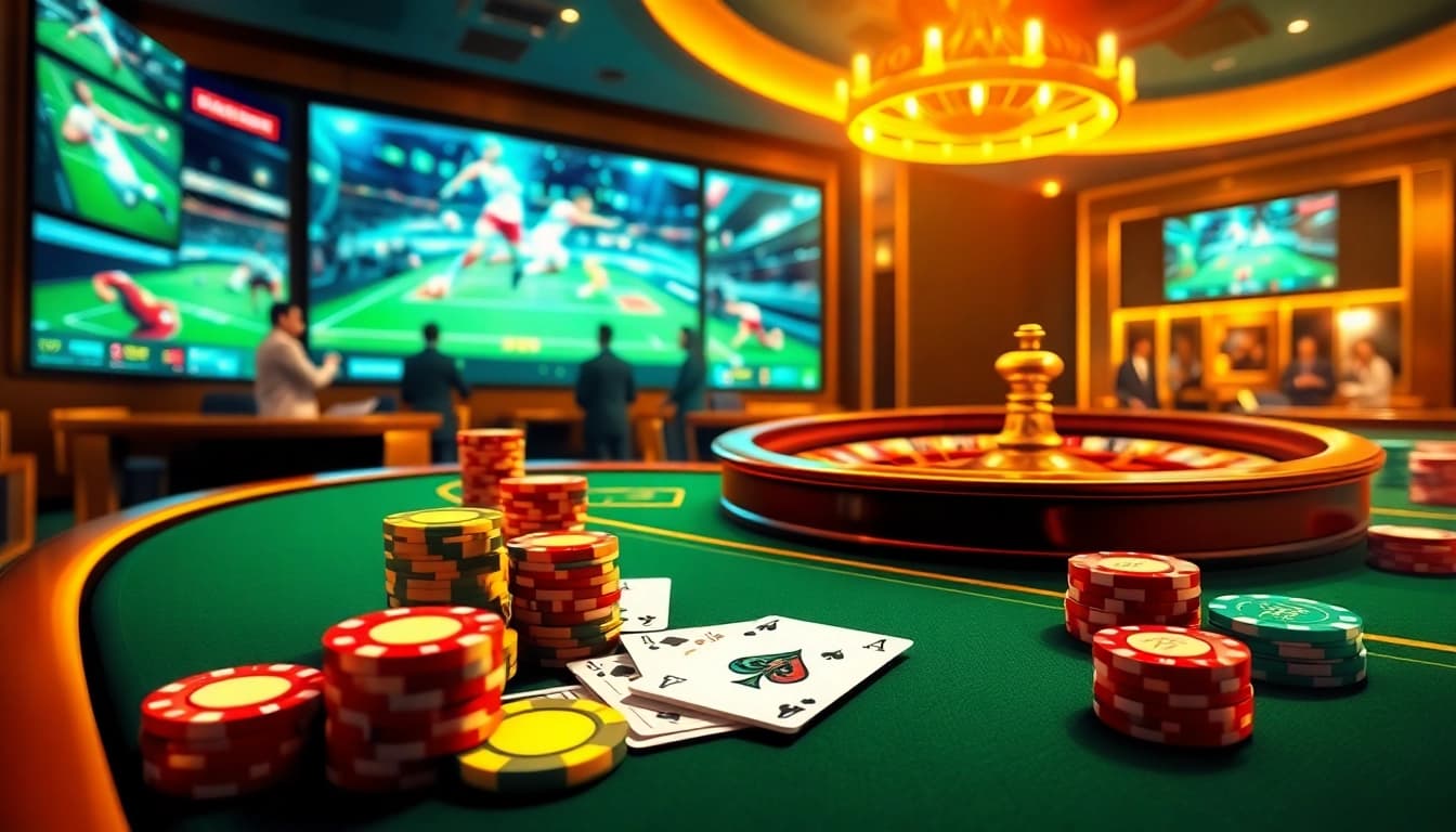 Engage with UU88's vibrant casino gaming scene featuring live betting, cards, and roulette.