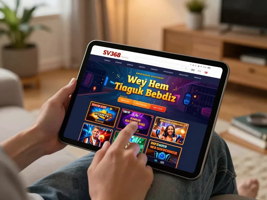 Experience exciting games on SV368 Trang chủ with a cozy online casino setup.