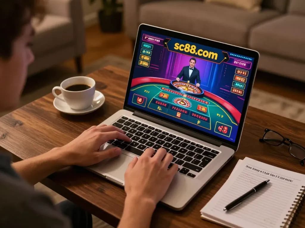 Engaging online gameplay at sc88.com with live dealer roulette, creating an inviting atmosphere for players.