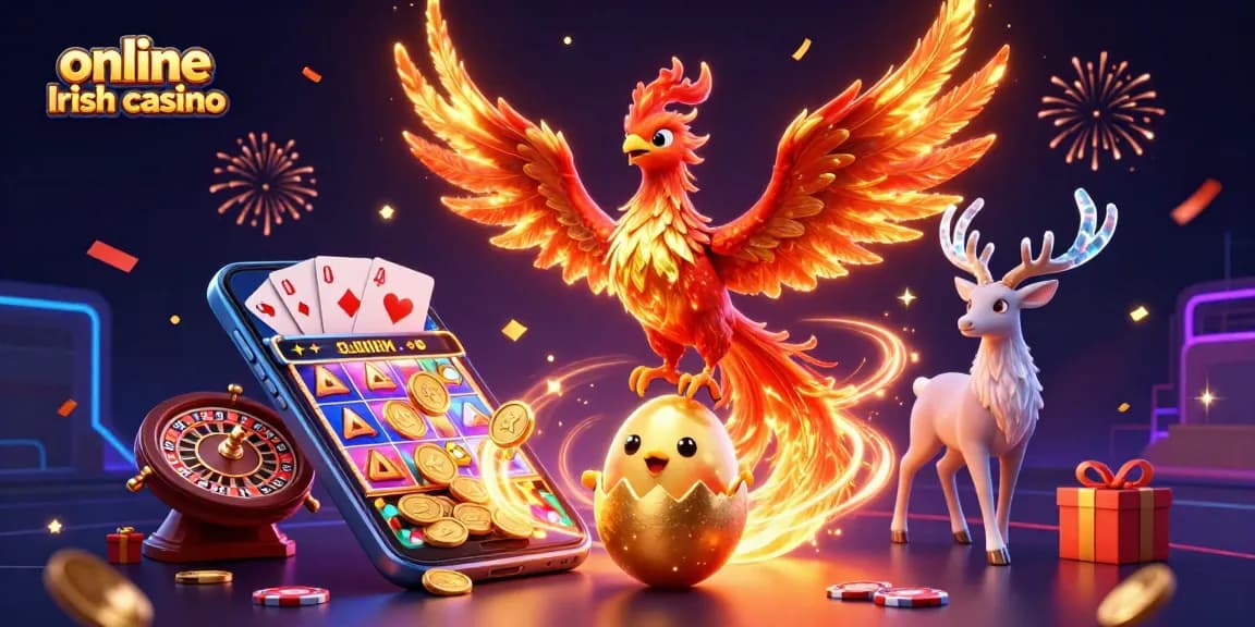 Engage with the vibrant atmosphere of an online Irish casino featuring dynamic themes and rich visuals.