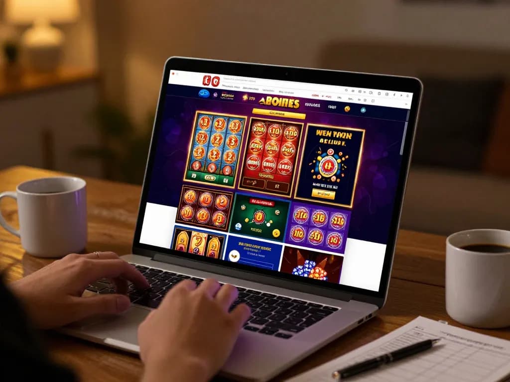 Player exploring nhà cái Net88's online casino games while analyzing bankroll strategies