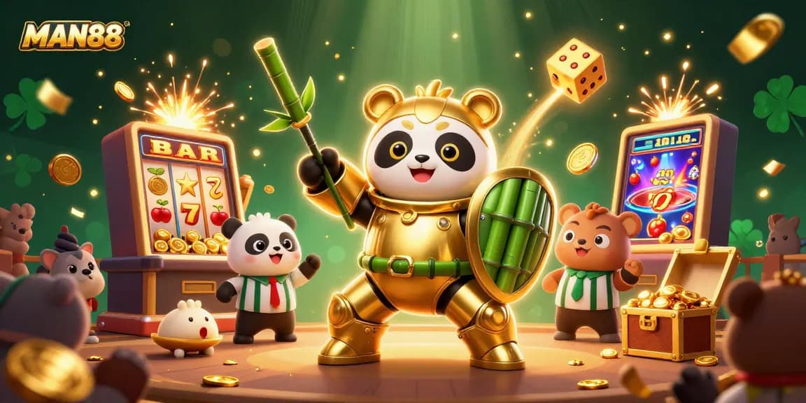 Engage in winning strategies at MAN88 with immersive 3D slot action and vibrant casino visuals!