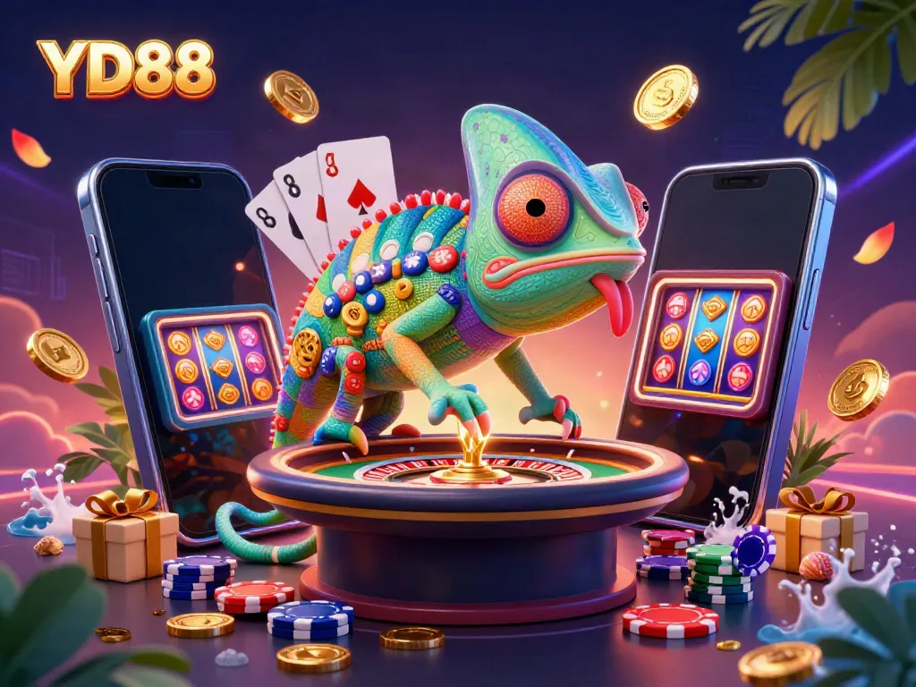 Experience thrilling gaming at YD88 with vibrant colors and exciting casino visuals.