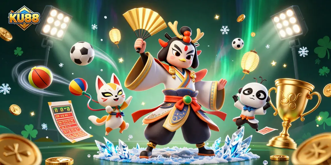Experience thrilling bets with KU88's dynamic gaming elements and vibrant characters.