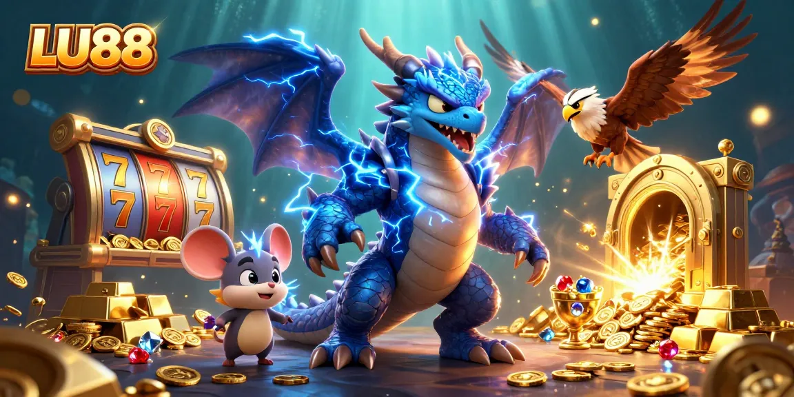 LU88 engages players with thrilling slots and jackpots in a vibrant casino atmosphere.