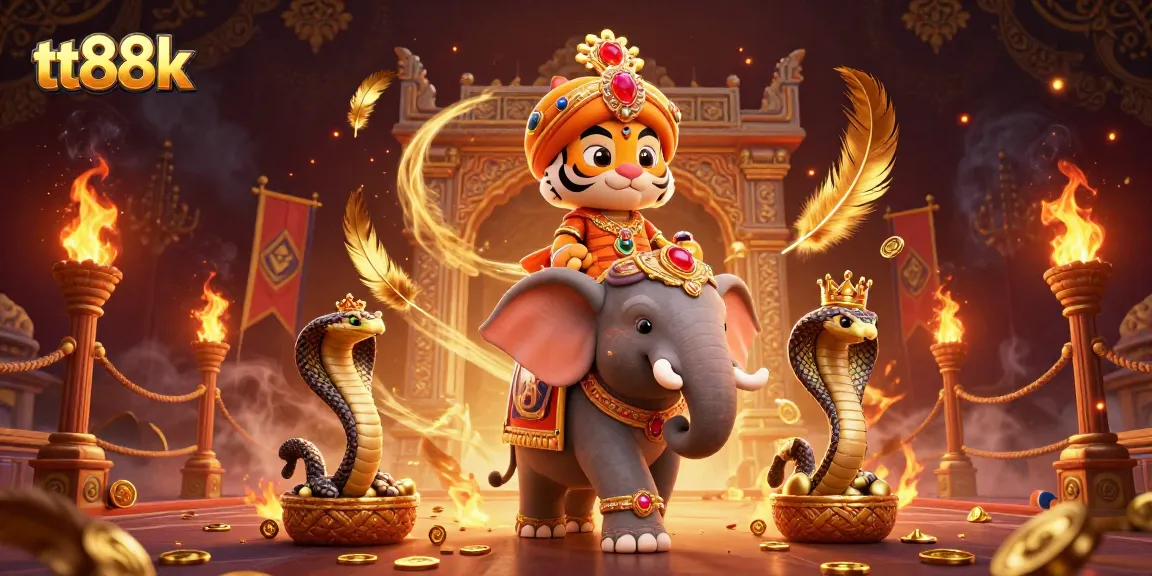 Experience thrilling gameplay at tt88k with vibrant casino illustration featuring a regal scene.