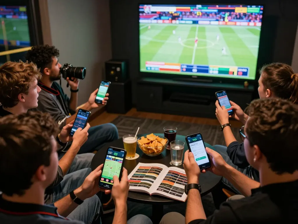 The excitement of sports betting with friends while using the Oxbet app for live betting.