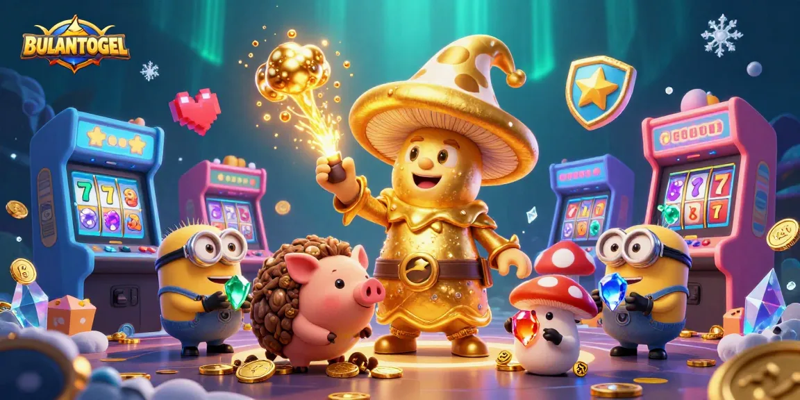Immerse in BULANTOGEL's magical 3D casino adventure featuring wizards and treasures.