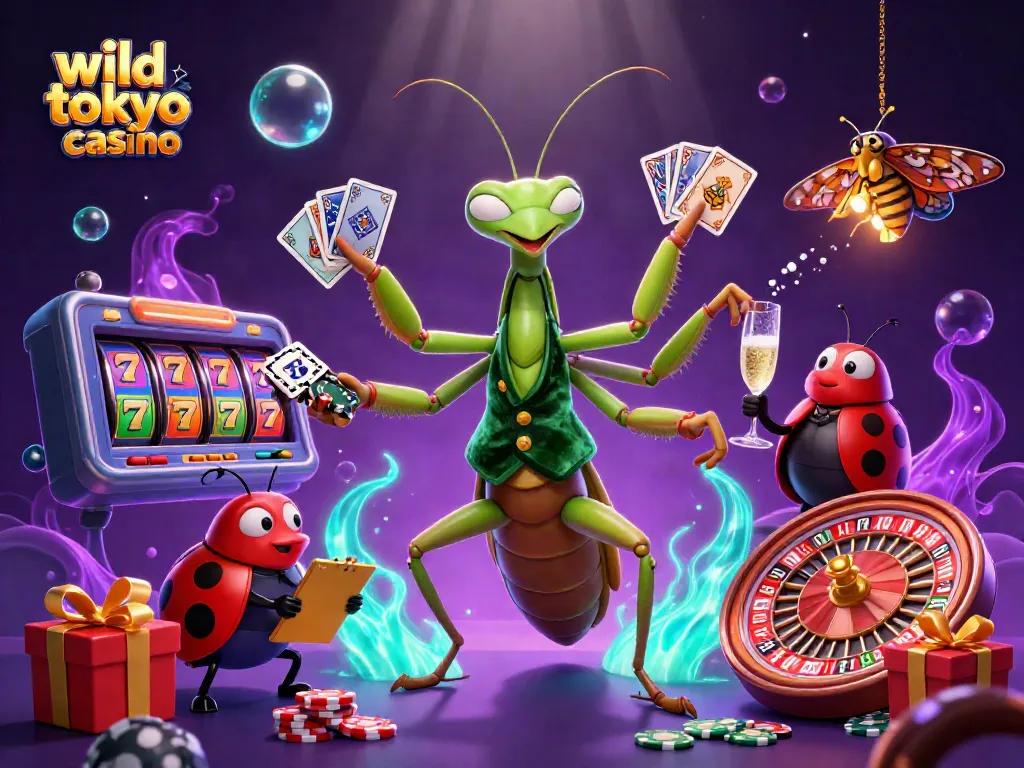 Engage with exhilarating games at wild tokyo casino featuring dynamic 3D characters in a vibrant atmosphere.