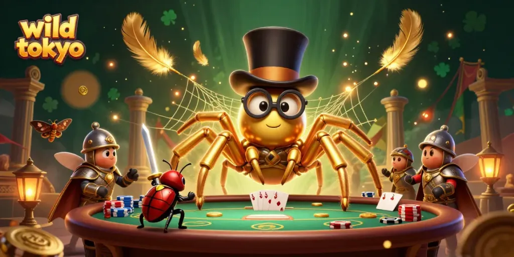 Play exciting games at wild tokyo while enjoying a vibrant casino atmosphere with colorful characters.