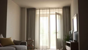 Instala la mosquitera plisada puerta que se adapta de forma elegante a cualquier espacio