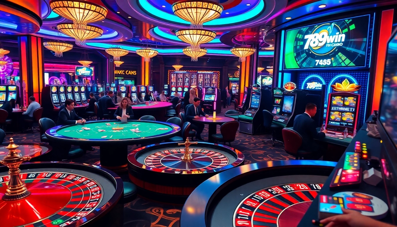 Experience the thrill of gaming at 789win's vibrant casino.