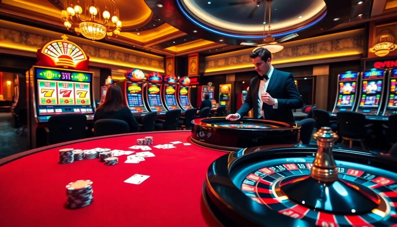 Players engaging in high-stakes gambling at a luxurious 9bet casino table.