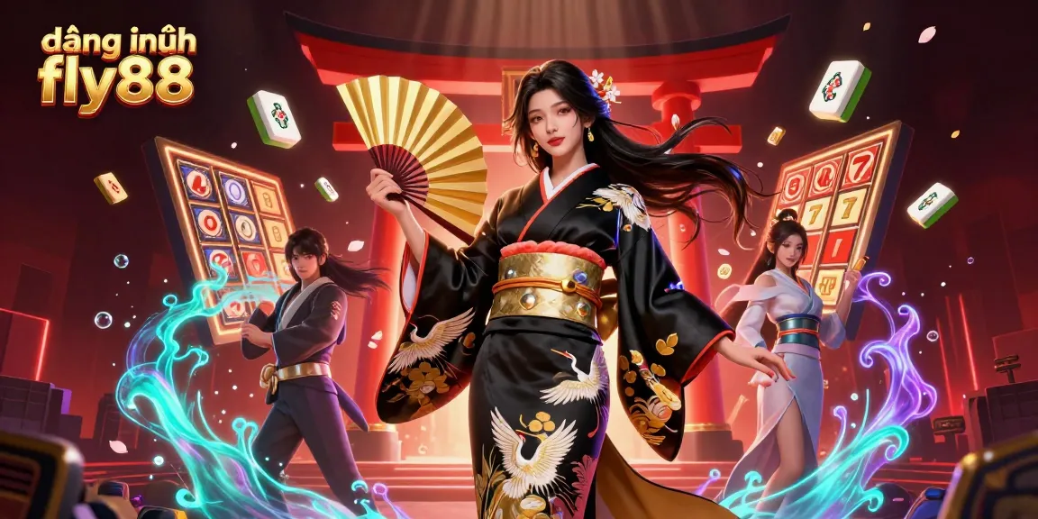 Engage in thrilling gameplay with đăng nhập fly88 at an Asian-themed casino adorned with lucky symbols.