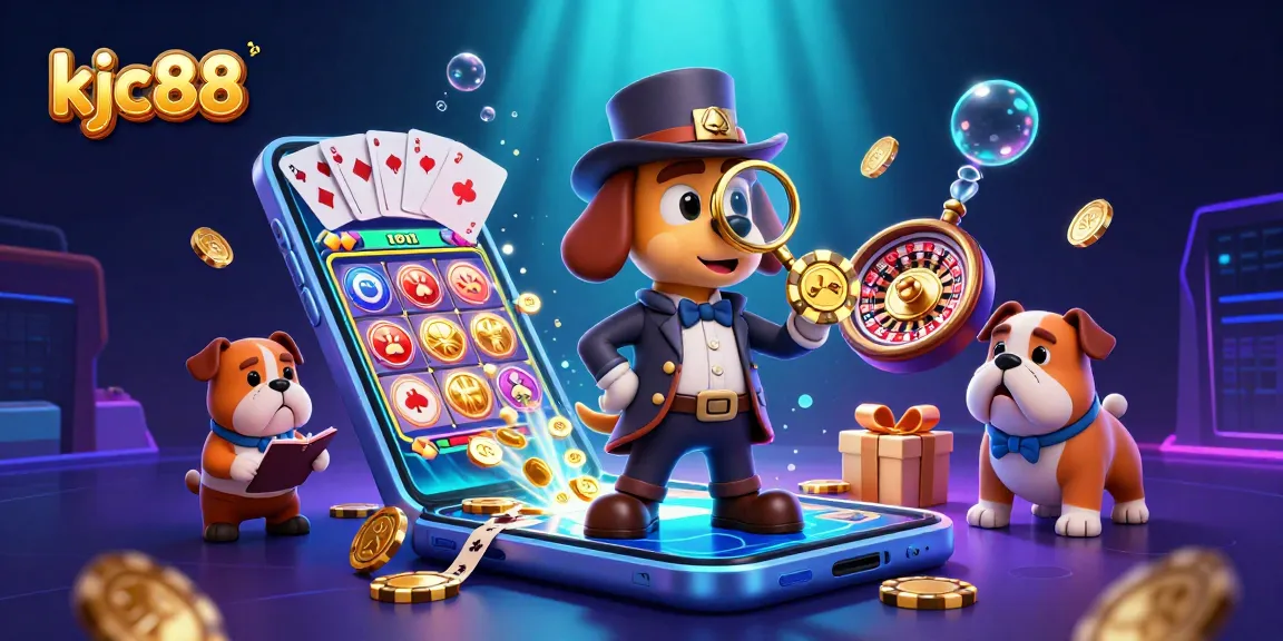 Experience thrilling gameplay with kjc88's vibrant casino atmosphere illustrated in 3D.