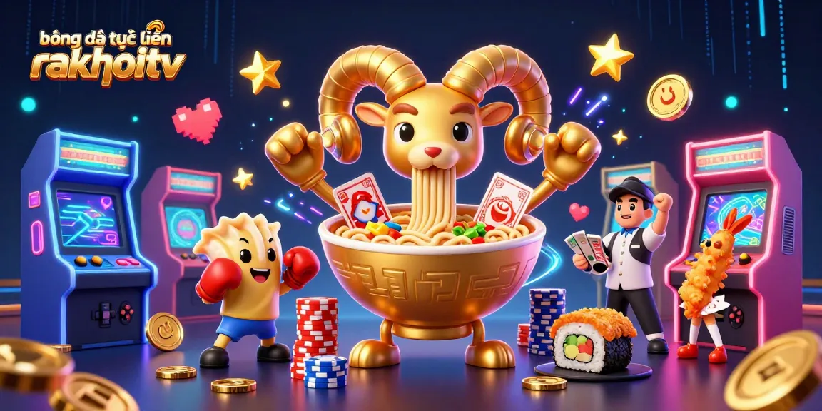 Engage with bóng đá trực tuyến rakhoitv in an electrifying 3D casino-themed action scene filled with vibrant characters.