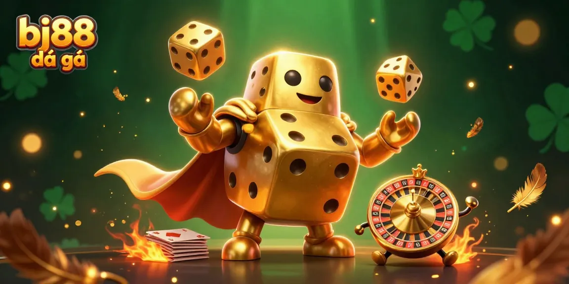 Engage in thrilling bj88 đá gà action with dynamic characters and vibrant casino elements in a rich 3D scene.