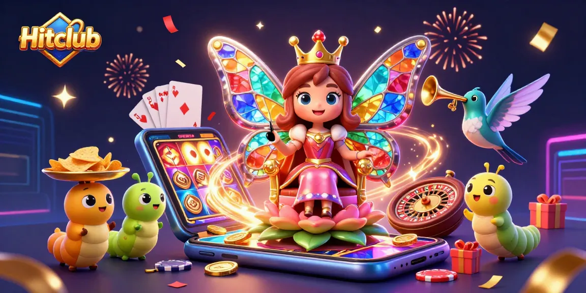 Hitclub offers a vibrant gaming experience with colorful slot games and dazzling festive visuals.