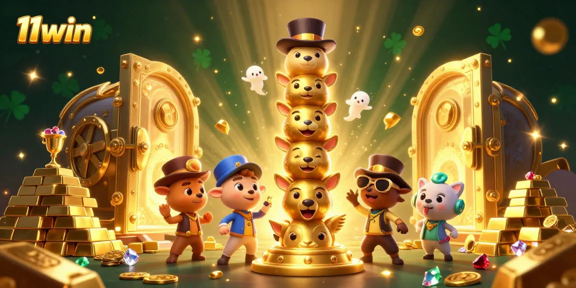 Experience thrilling wins with 11win’s vibrant 3D casino scene packed with treasures and excitement.